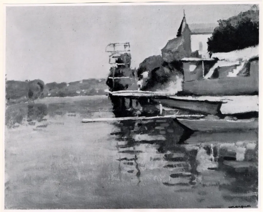 Anonimo , Marquet, Albert - sec. XX - Le Plongeoir - La Fr&ecirc;te , fronte