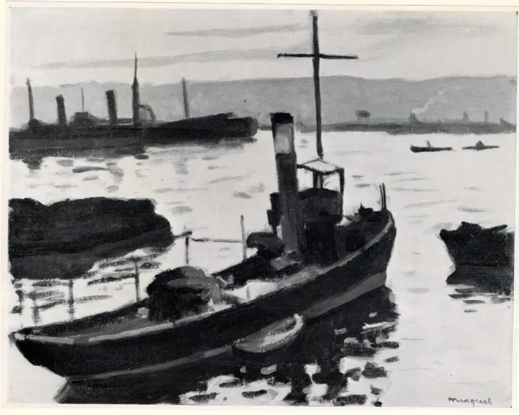 Anonimo , Marquet, Albert - sec. XX - Le port d'Alger , fronte