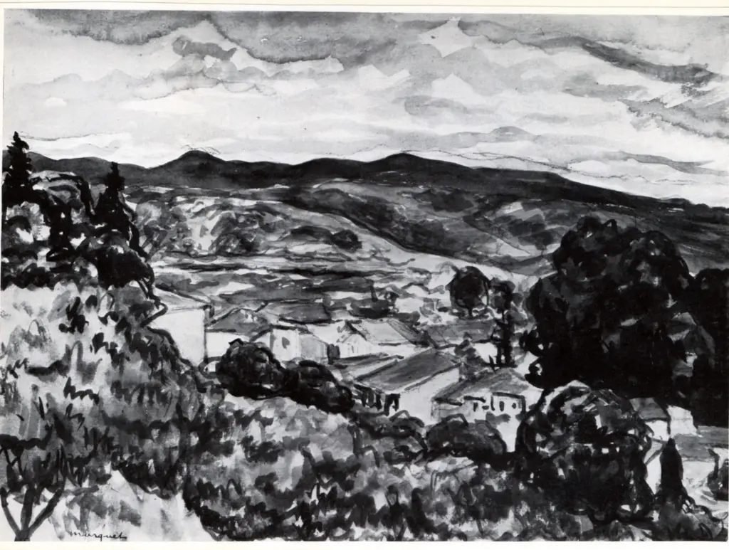 Anonimo , Marquet, Albert - sec. XIX - Paysage , fronte