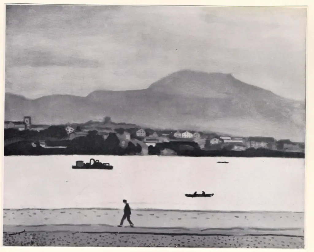 Anonimo , Marquet, Albert - sec. XX - Vue de Hendaye , fronte