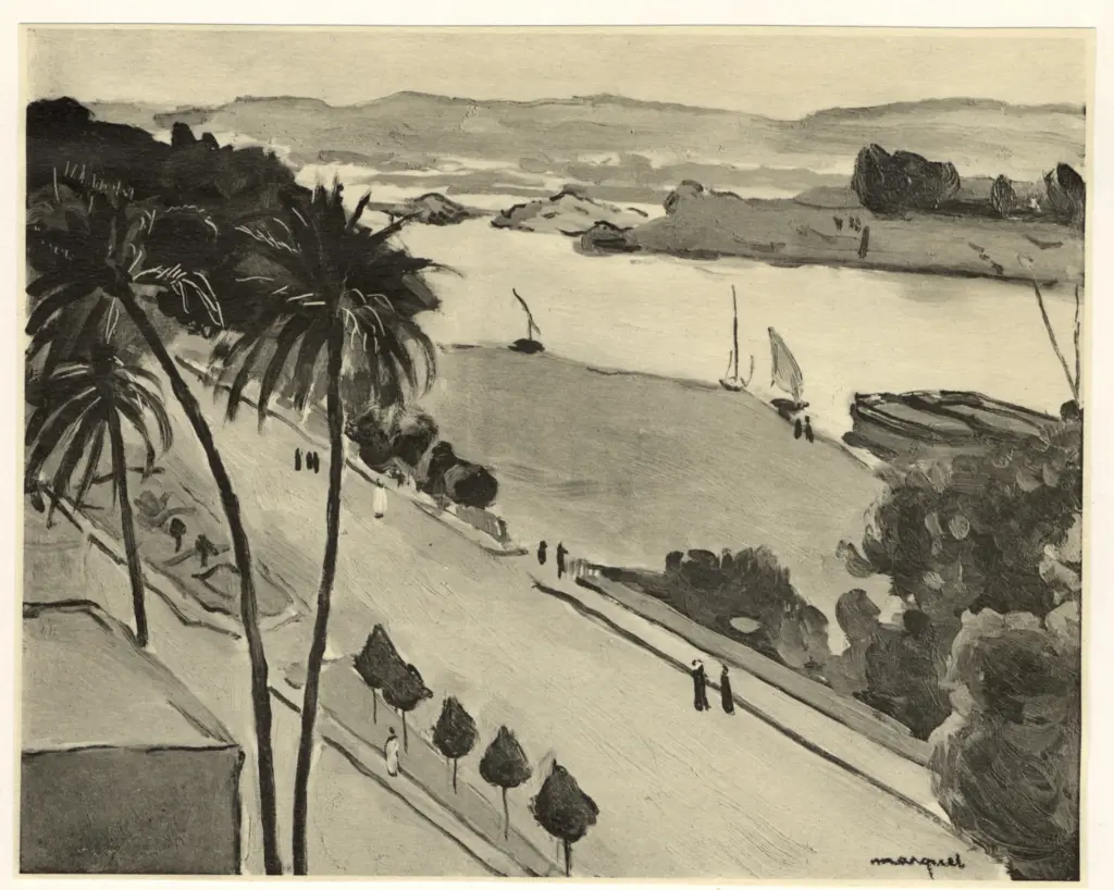 Marquet, Albert , Les palmiers du Nil &agrave; Assouan