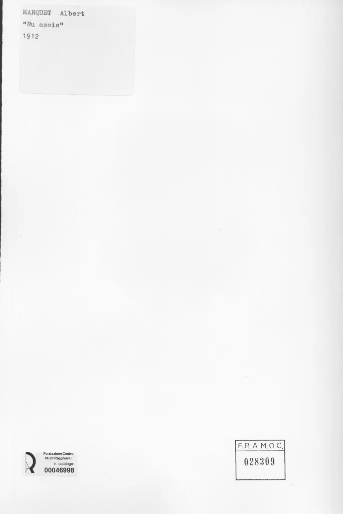 Anonimo , Marquet, Albert sec. XX , retro