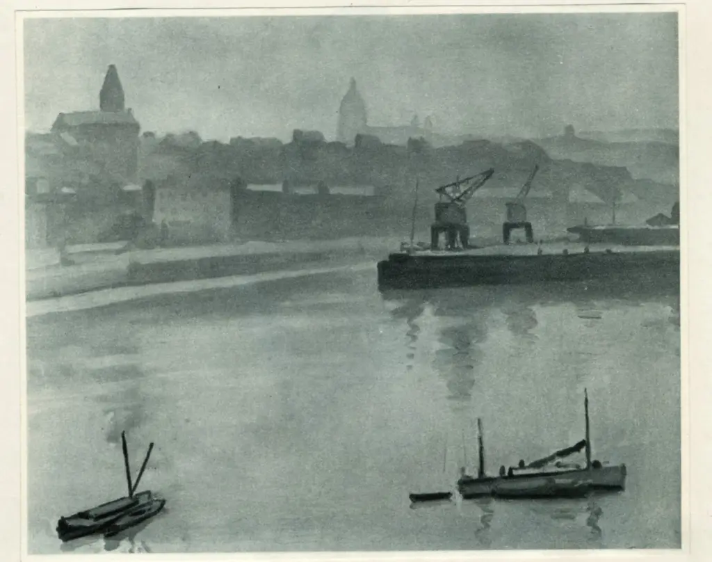 Marquet, Albert , Fiume al tramonto