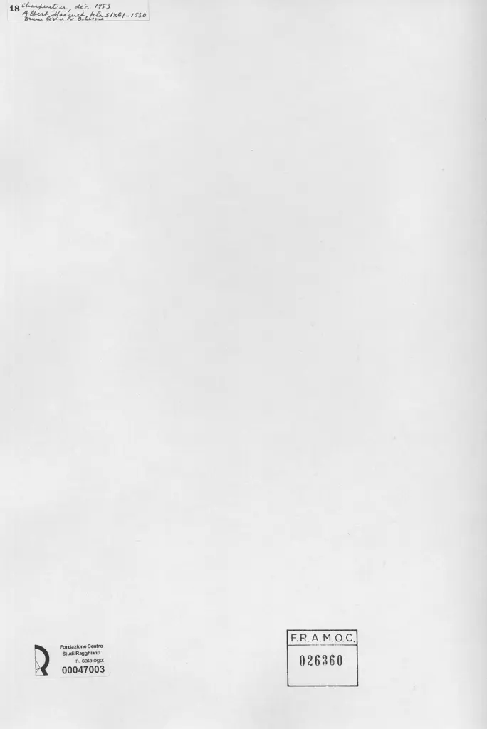 Anonimo , Marquet, Albert - sec. XX - Fiume al tramonto , retro