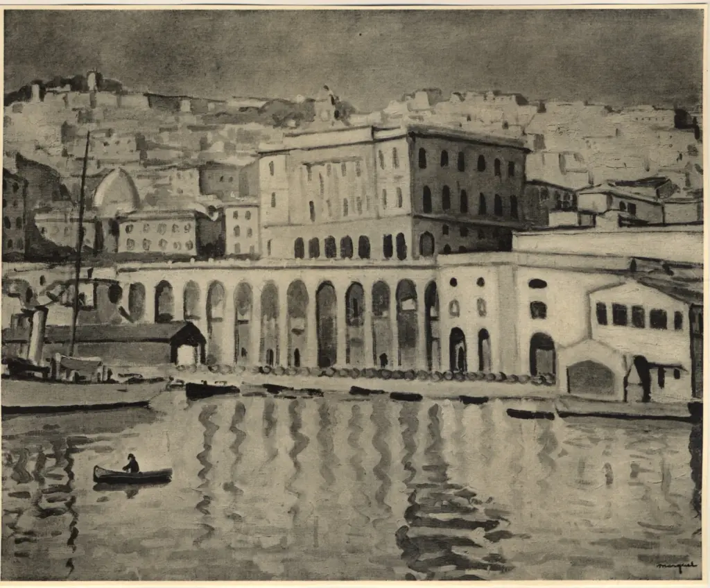 Anonimo , Marquet, Albert - sec. XX - La chambre de commerce d'Alger , fronte