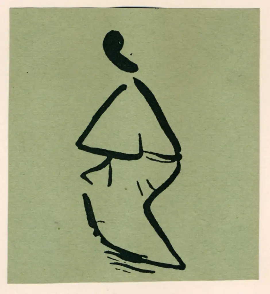 Anonimo , Marquet, Albert - sec. XIX - Japanerin , fronte