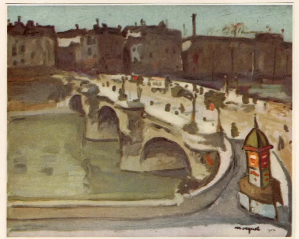 Anonimo , Marquet, Albert - sec. XIX/ XX - Le pont neuf , fronte