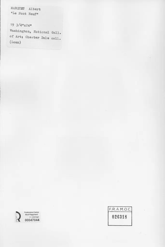 Anonimo , Marquet, Albert - sec. XIX/ XX - Le pont neuf , retro