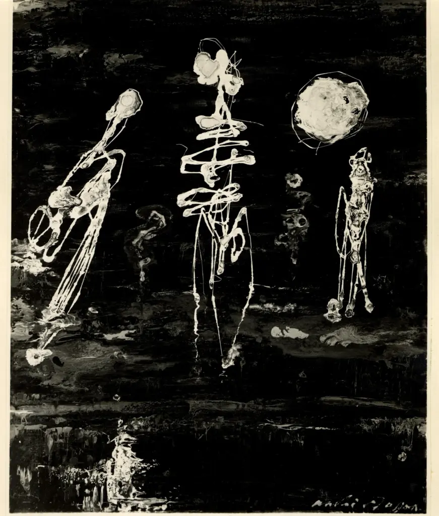 Giacomelli , Masson, Andr&eacute; - sec. XX - Al disopra dello stagno , fronte