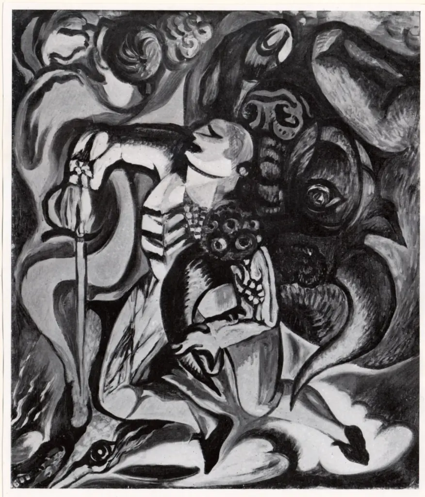 Anonimo , Masson, Andr&eacute; - sec. XX - Sc&egrave;ne de corrida , fronte