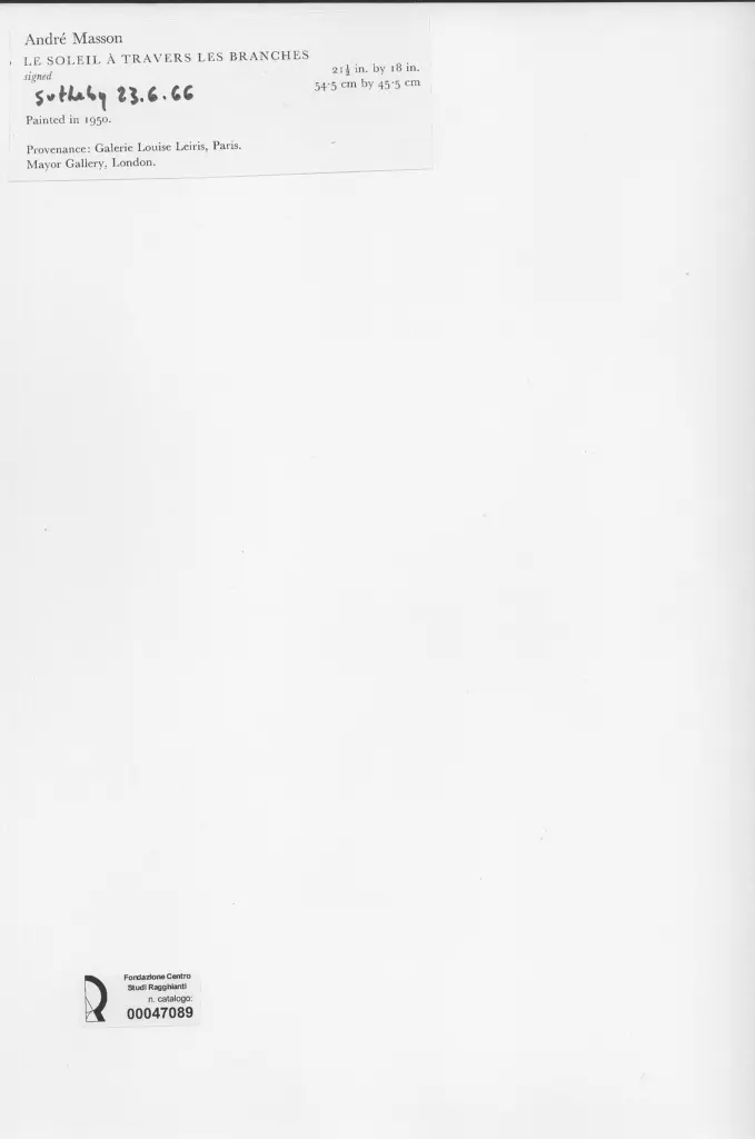 Anonimo, Anonimo , retro