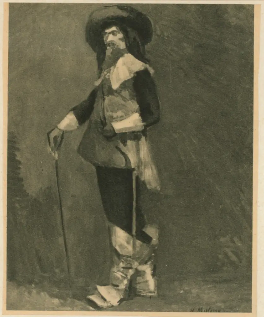 Anonimo , Matisse, Henri - sec. XIX - Il Moschettiere , fronte