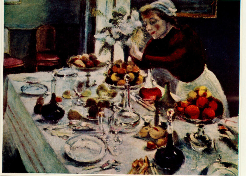 Anonimo , Matisse, Henri - sec. XIX - La tavola apparecchiata , fronte