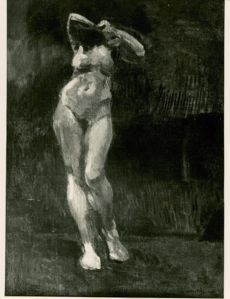 Anonimo , Matisse, Henri - sec. XX - Nudo in piedi , fronte