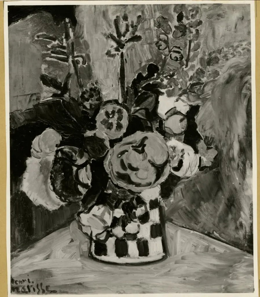 Anonimo , Matisse, Henri - sec. XX - Vaso di fiori , fronte