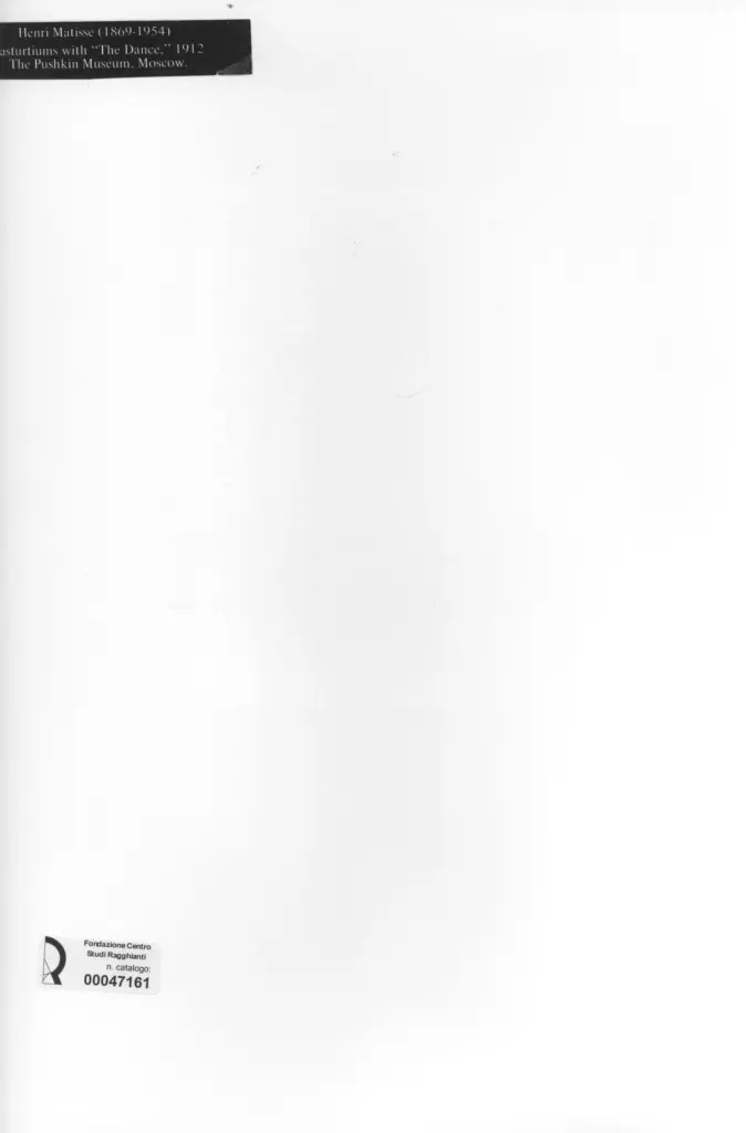 Anonimo , Matisse, Henri - sec. XX - Nasturtiums with "The Dance" , retro