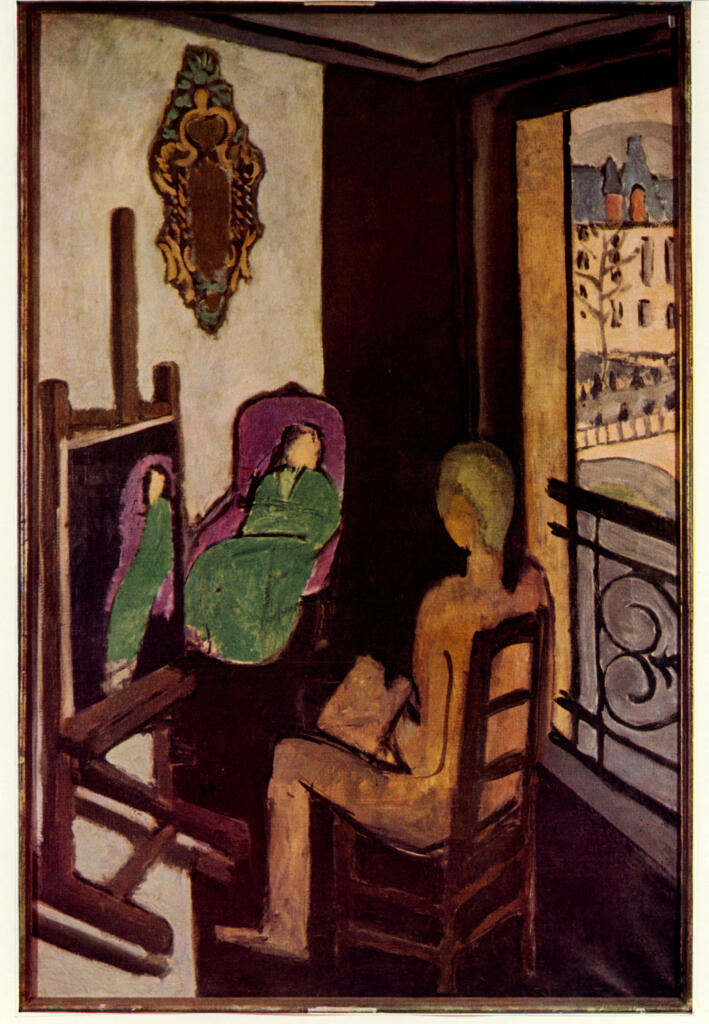 Anonimo , Matisse, Henri - sec. XX - Il pittore nell'Atelier , fronte