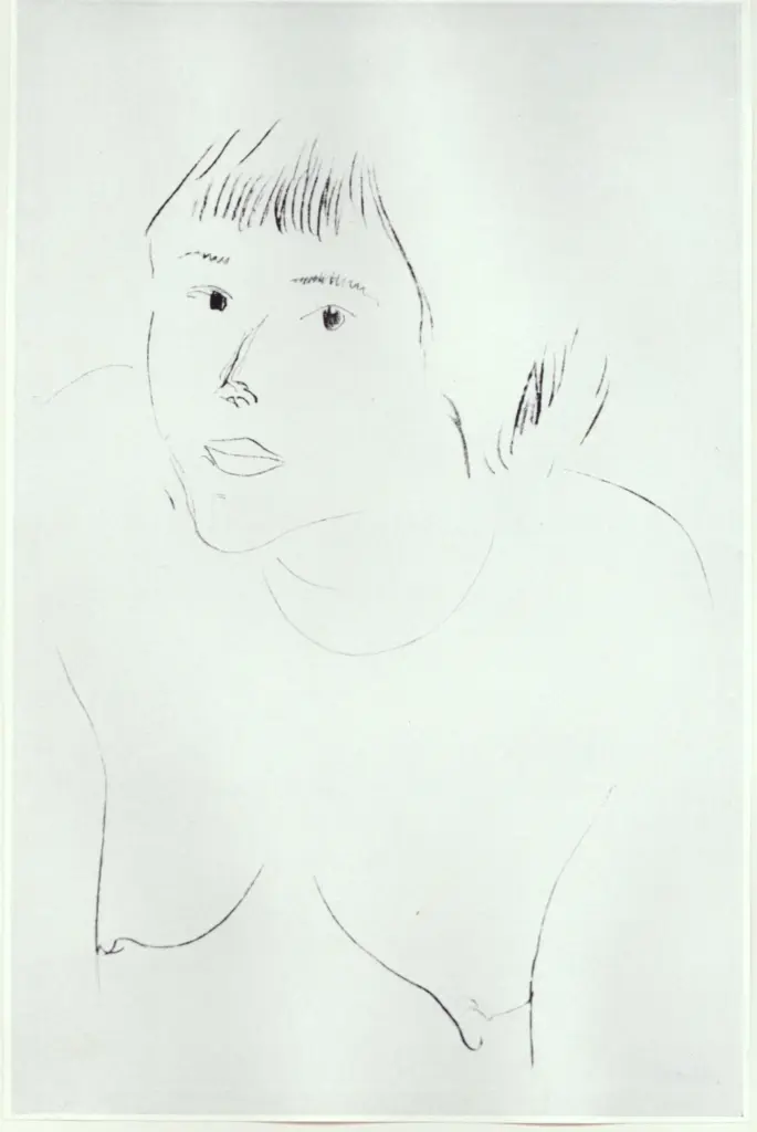 Anonimo , Matisse, Henri - sec. XX - Occhi neri , fronte