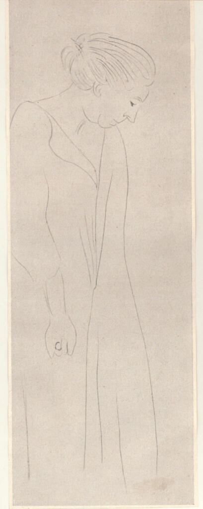 Anonimo , Matisse, Henri - sec. XX - Donna col chimono , fronte