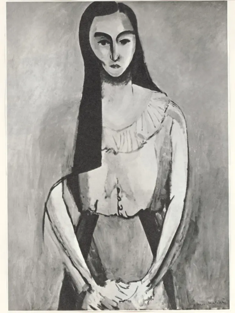 Anonimo , Matisse, Henri - sec. XX - Donna Italiana , fronte