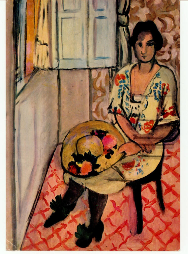 Anonimo , Matisse, Henri - sec. XX - Donna seduta , fronte