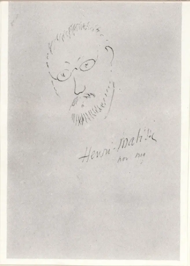 Anonimo , Matisse, Henri - sec. XX - Autoritratto , fronte