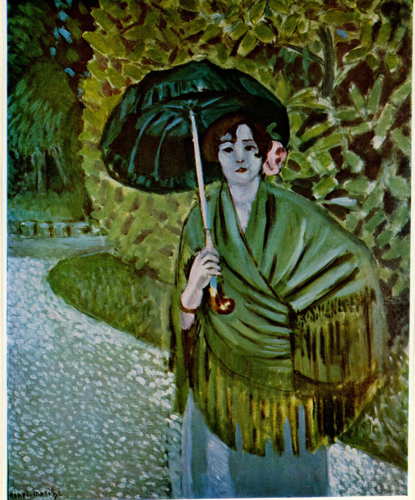 Matisse, Henri , Donna dall'ombrello verde -