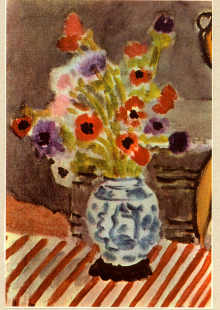 Anonimo , Matisse, Henri - sec. XX - Vaso di fiori , fronte