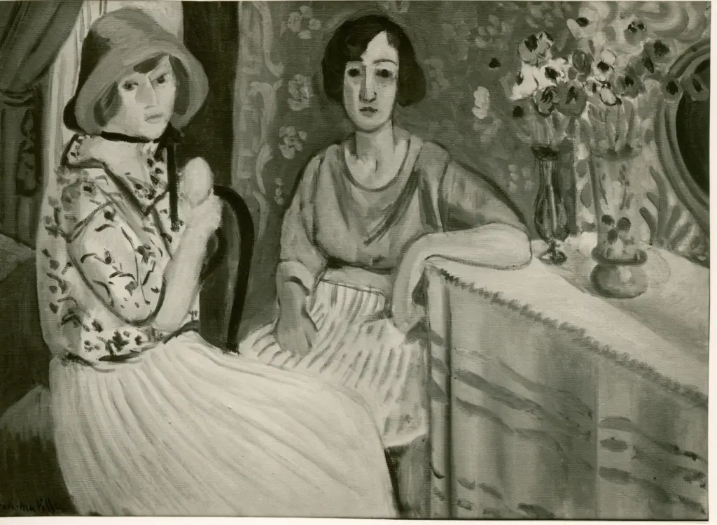 Anonimo , Matisse, Henri - sec. XX - Le due ragazze , fronte