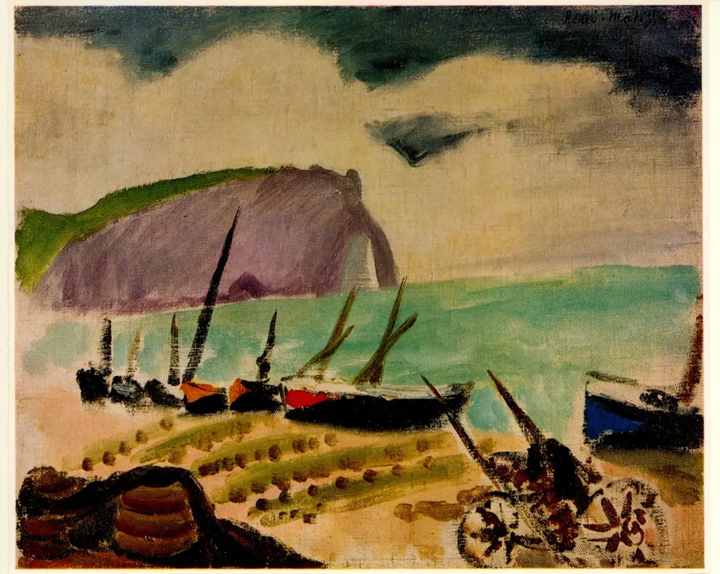 Anonimo , Matisse, Henri - sec. XX - Les Filets &agrave; l'Etr&eacute;tat , fronte