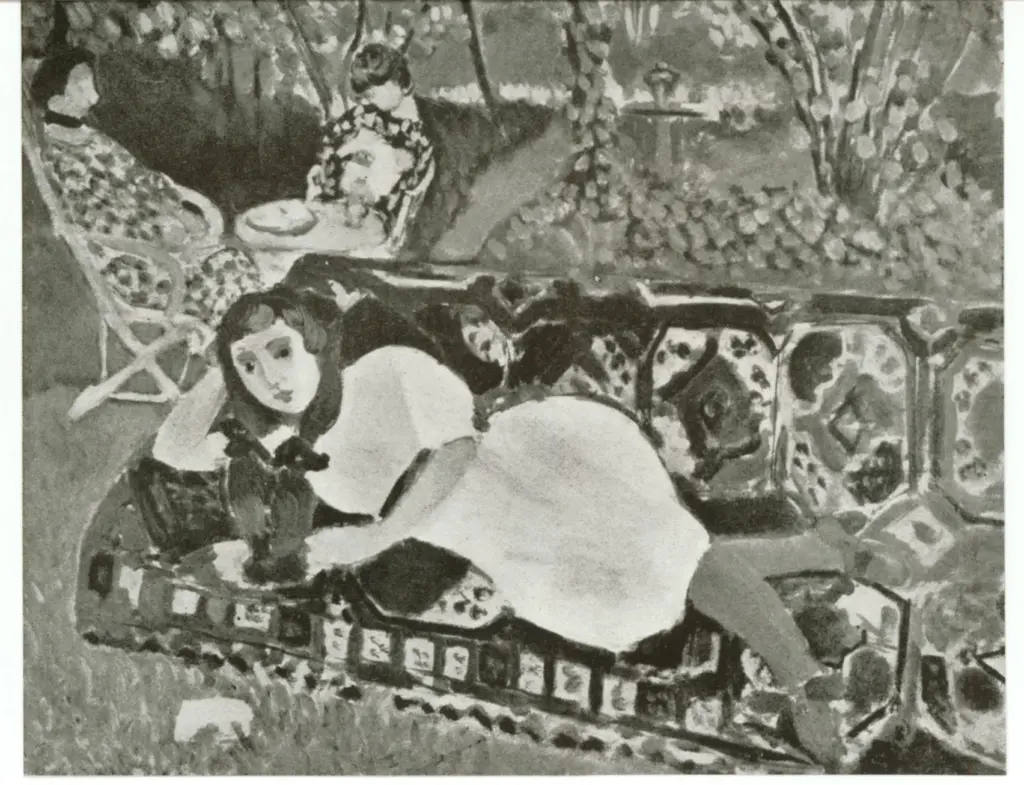 Anonimo , Matisse, Henri - sec. XX - Ragazze in giardino , fronte