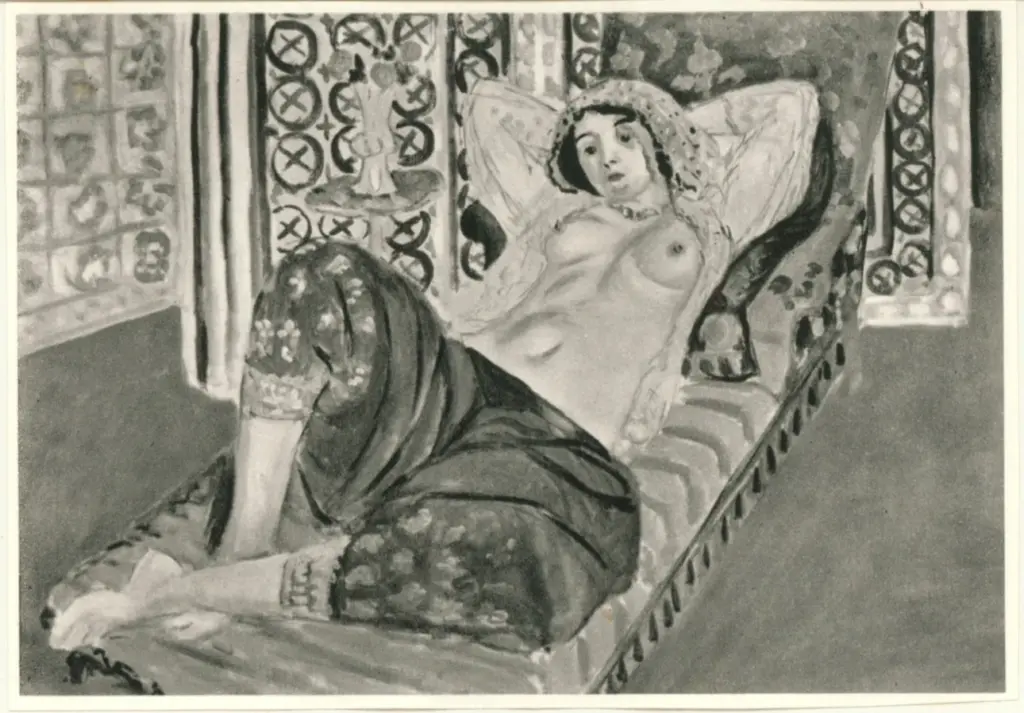 Giraudon , Matisse, Henri - sec. XX - Odalisca con pantaloni rossi , fronte