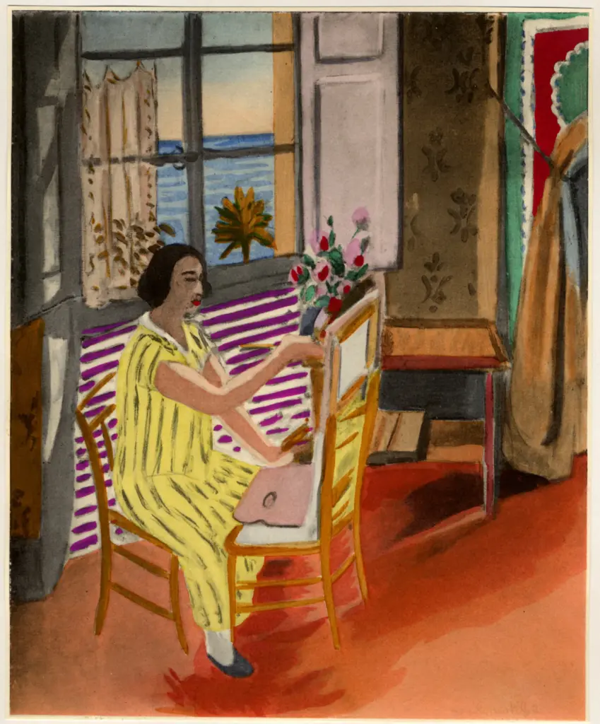 Anonimo , Matisse, Henri - sec. XX - La s&eacute;ance du matin , fronte