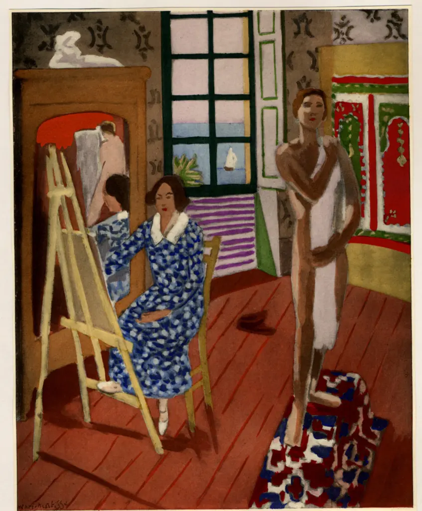 Anonimo , Matisse, Henri - sec. XX - La s&eacute;ance de trois heures , fronte