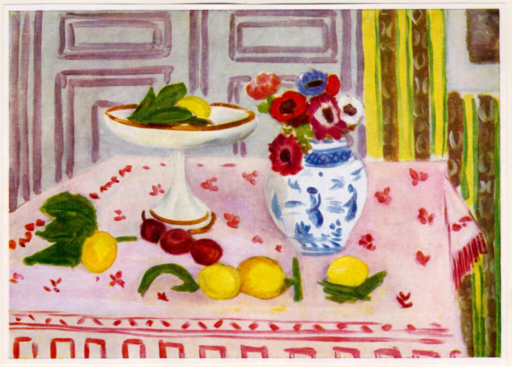 Anonimo , Matisse, Henri - sec. XX - Pink table cloth , fronte