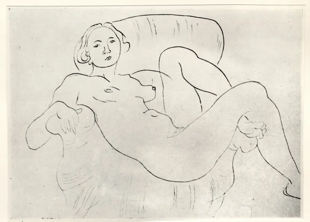 Anonimo , Matisse, Henri - sec. XX - Nu , fronte