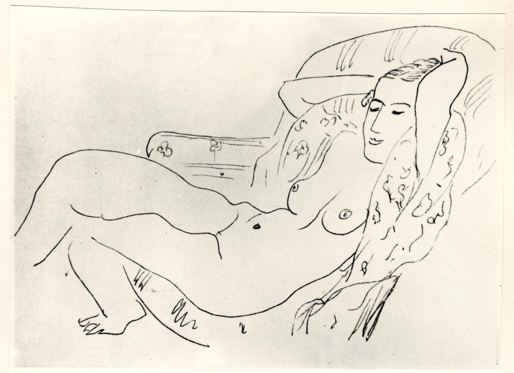 Anonimo , Matisse, Henri - sec. XX - Nu , fronte