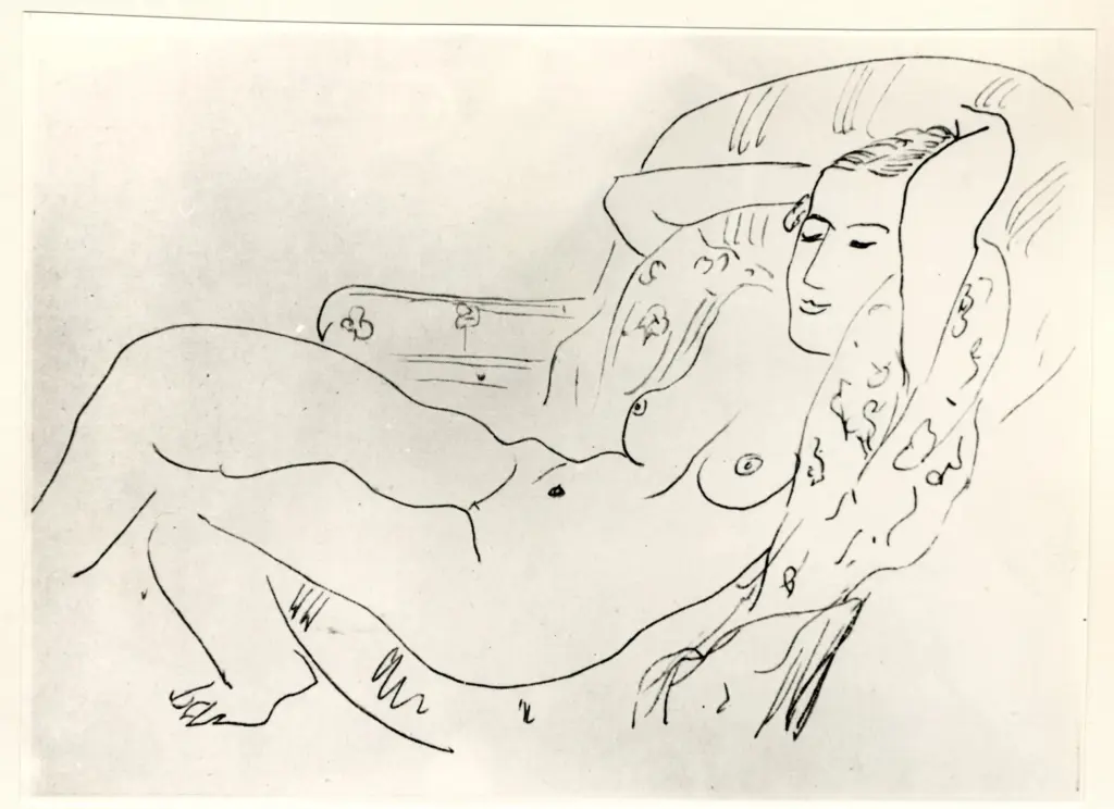 Anonimo , Matisse, Henri - sec. XX - Nu , fronte