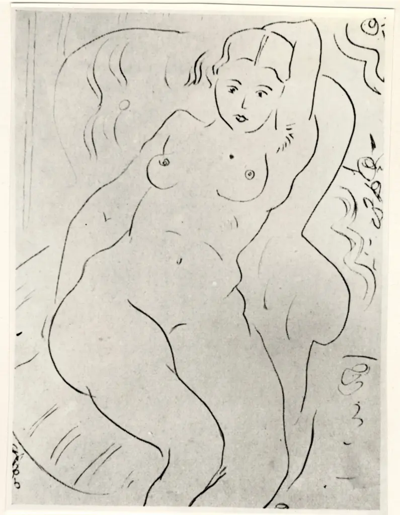 Anonimo , Matisse, Henri - sec. XX - Nu , fronte
