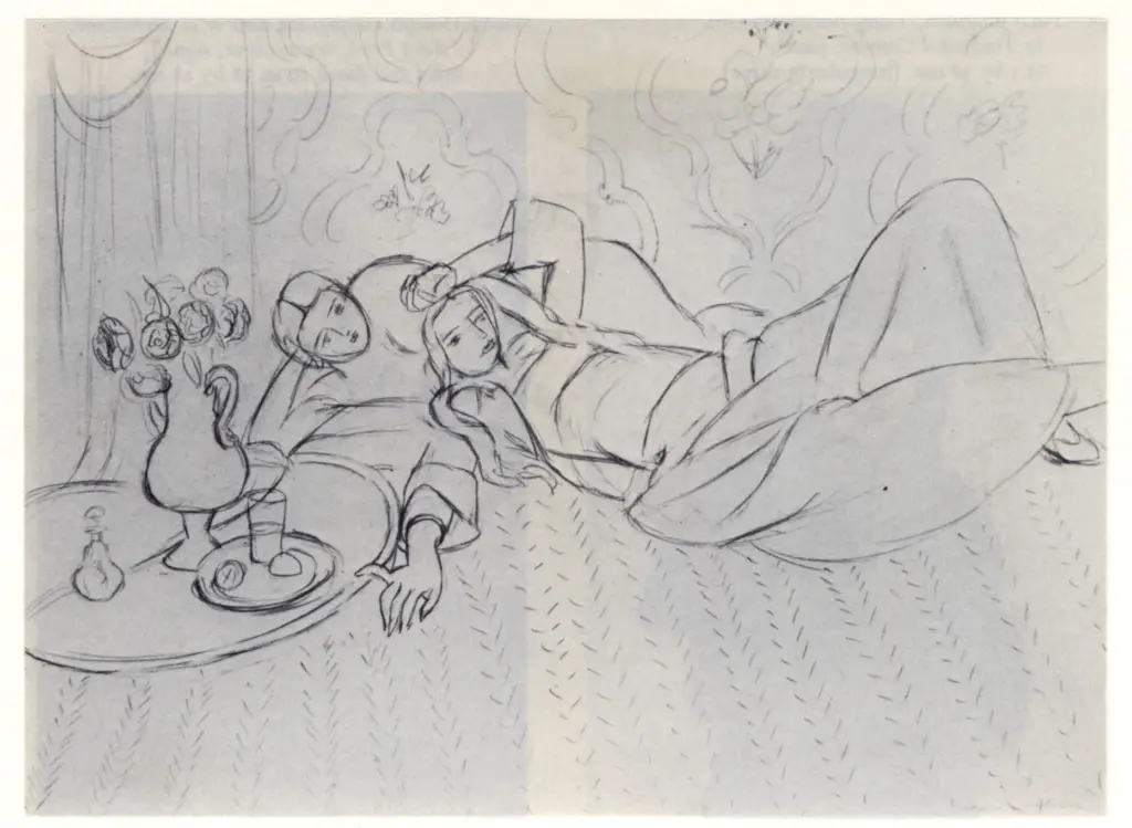 Anonimo , Matisse, Henri - sec. XX - Deux Odalisques , fronte