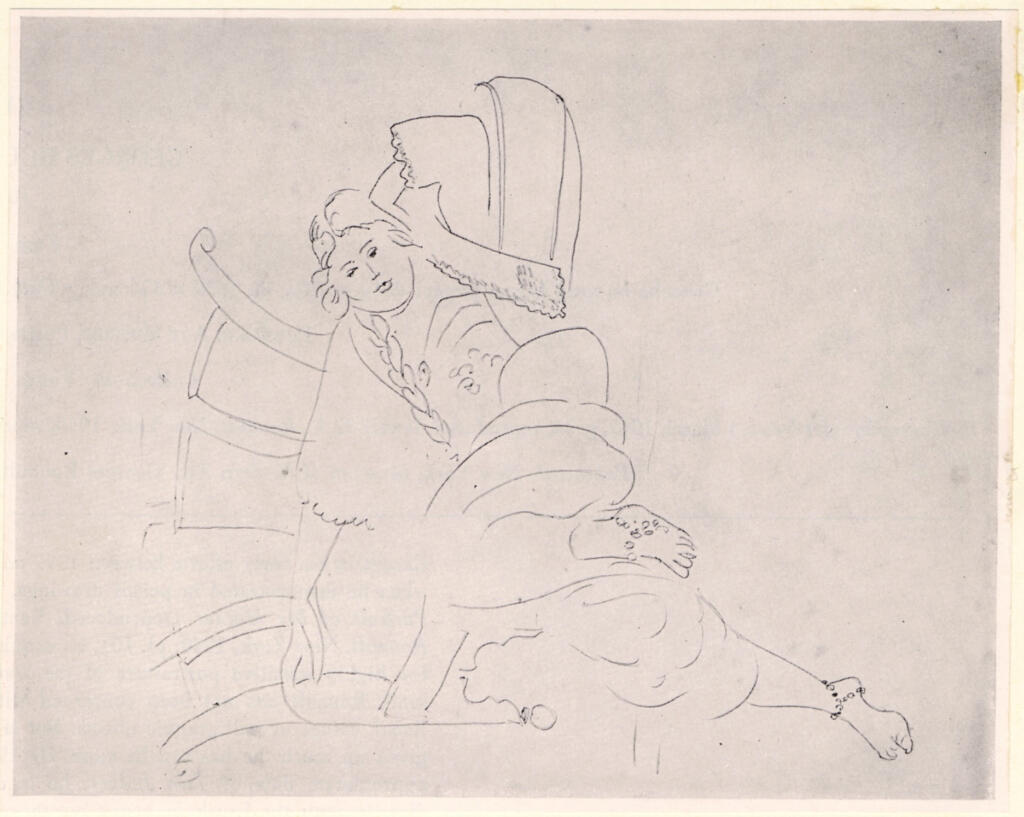 Anonimo , Matisse, Henri - sec. XX - Odalisque , fronte