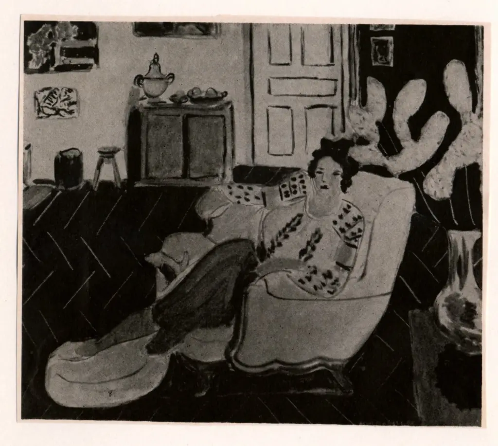 Anonimo , Matisse, Henri - sec. XX - Femme assise dans un fauteuil , fronte
