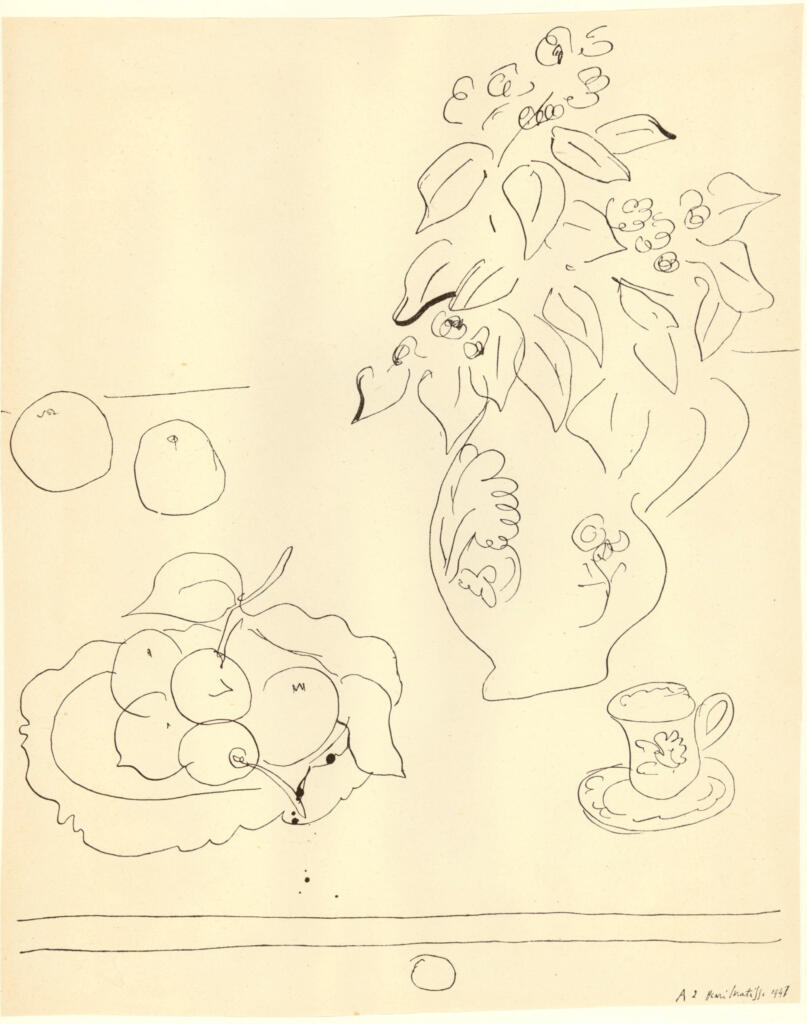 Anonimo , Matisse, Henri - sec. XX - Natura morta , fronte