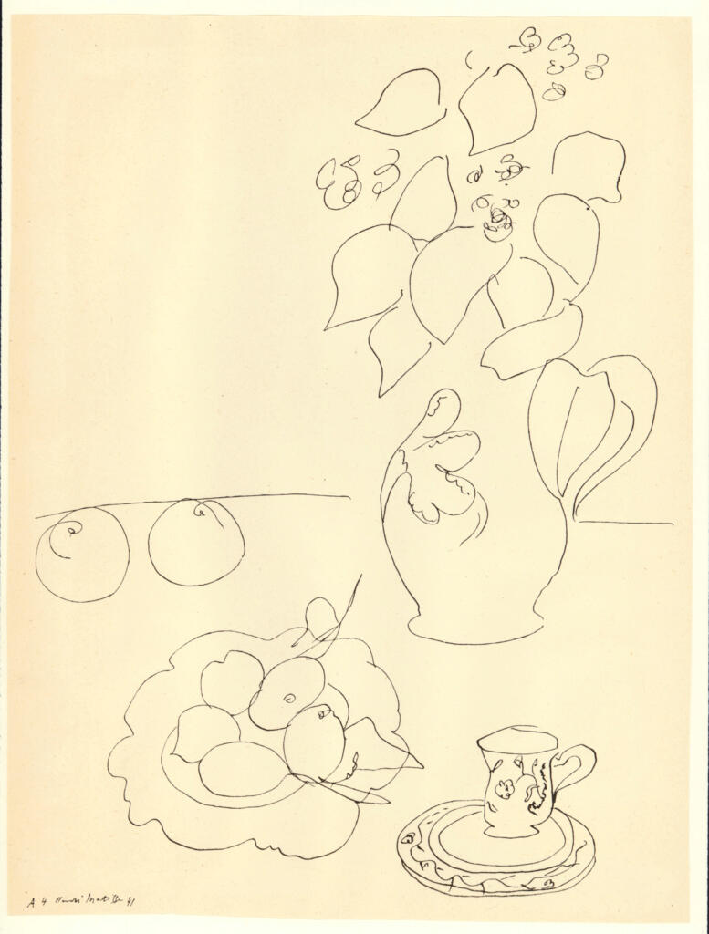 Anonimo , Matisse, Henri - sec. XX - Natura morta , fronte