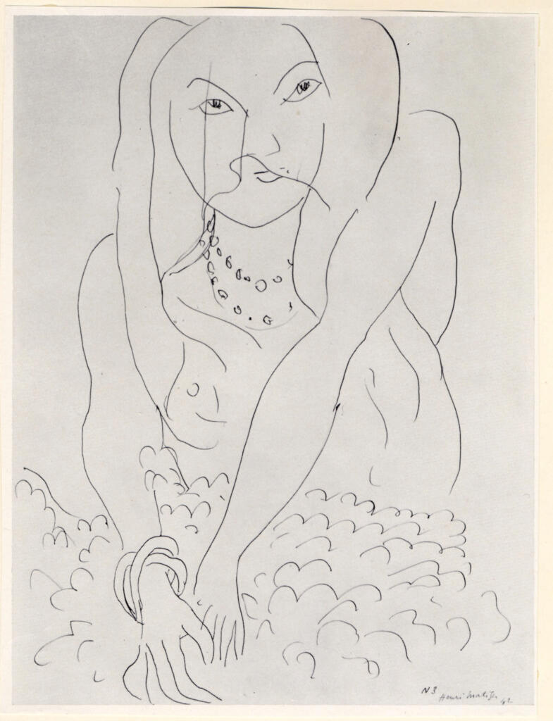 Matisse, Henri , Femme à la violette -