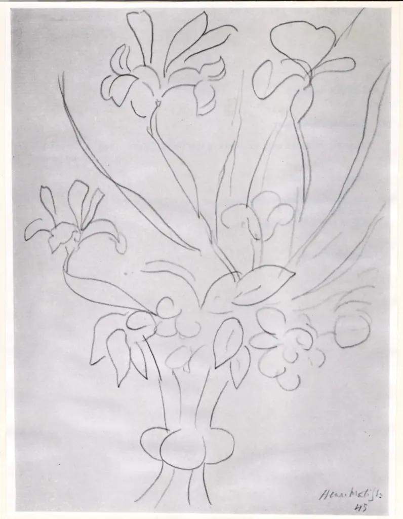 Anonimo , Matisse, Henri - sec. XX - Vase de fleurs , fronte