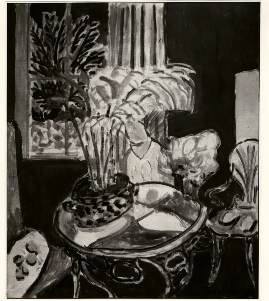 Anonimo , Matisse, Henri - sec. XX - Petit int&eacute;rieur bleu , fronte