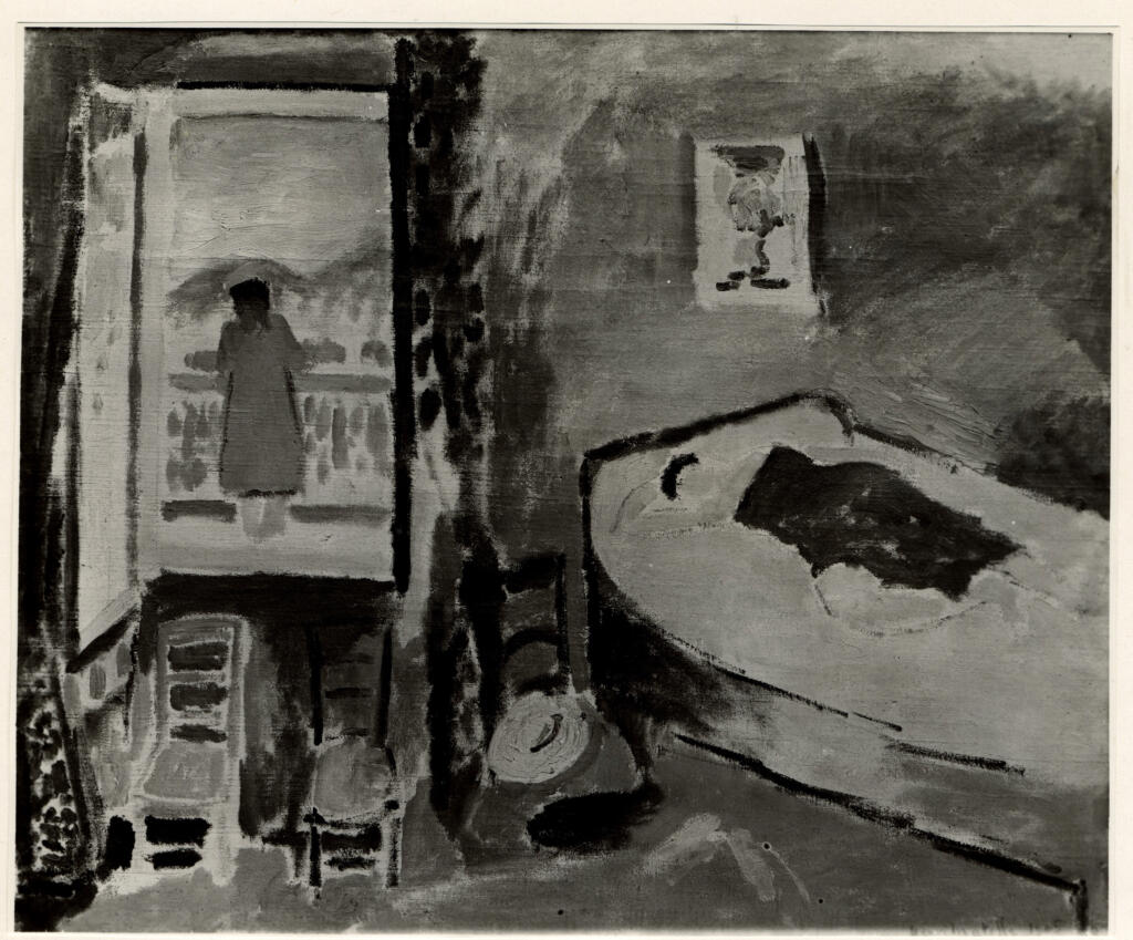 Giacomelli , Matisse, Henri - sec. XX - Interno , fronte
