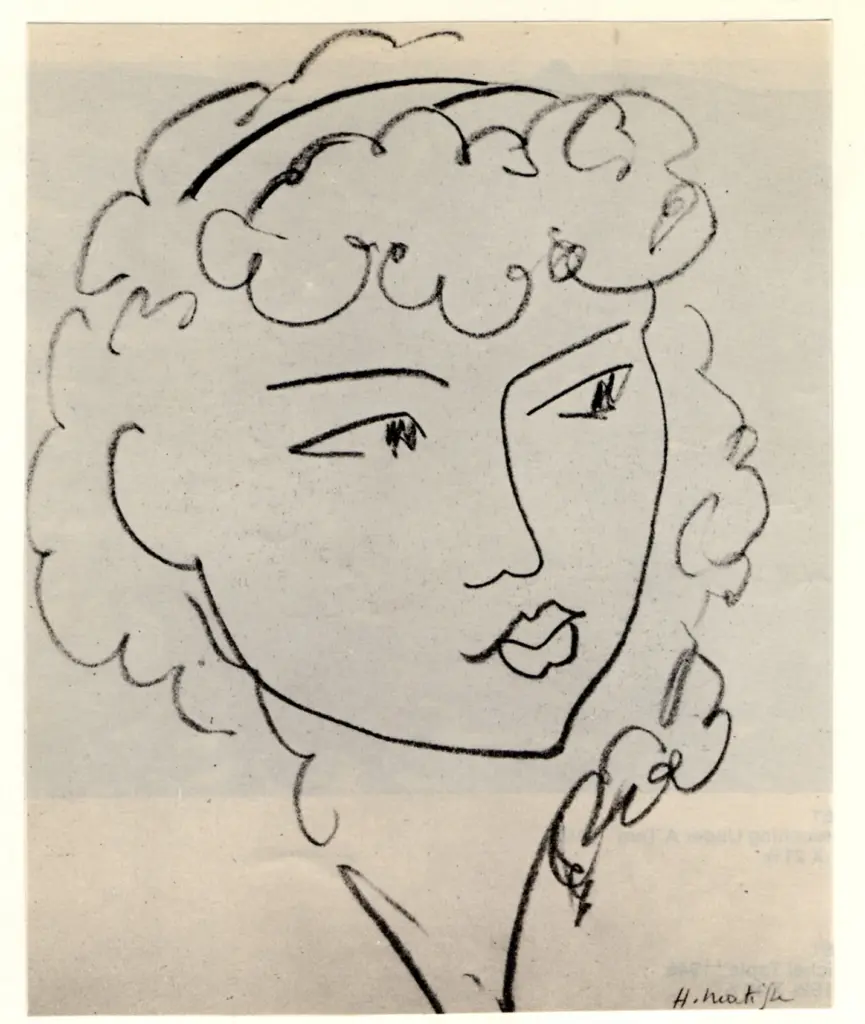 Anonimo , Matisse, Henri - sec. XX - Jeune Martiniquaise , fronte