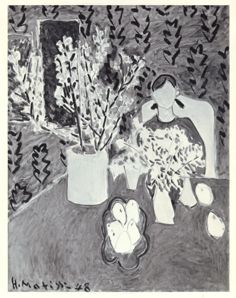 Anonimo , Matisse, Henri - sec. XX - Boccioli di prugno , fronte